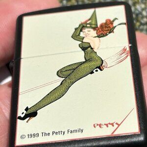 ZIPPO 1999 THE PETTY GIRL SERIES BEWITCHING WITCH MATTE